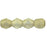 Czech Fire-Polish 4mm Sueded Gold Black Diamond (50pcs)