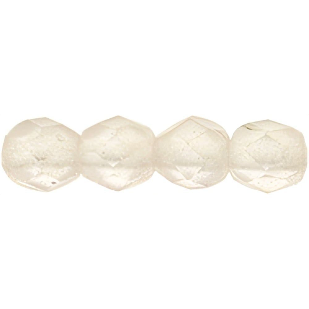 Czech Fire-Polish 4mm Sueded Gold Rosaline (50pcs)