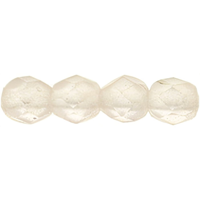 Czech Fire-Polish 4mm Sueded Gold Rosaline (50pcs)