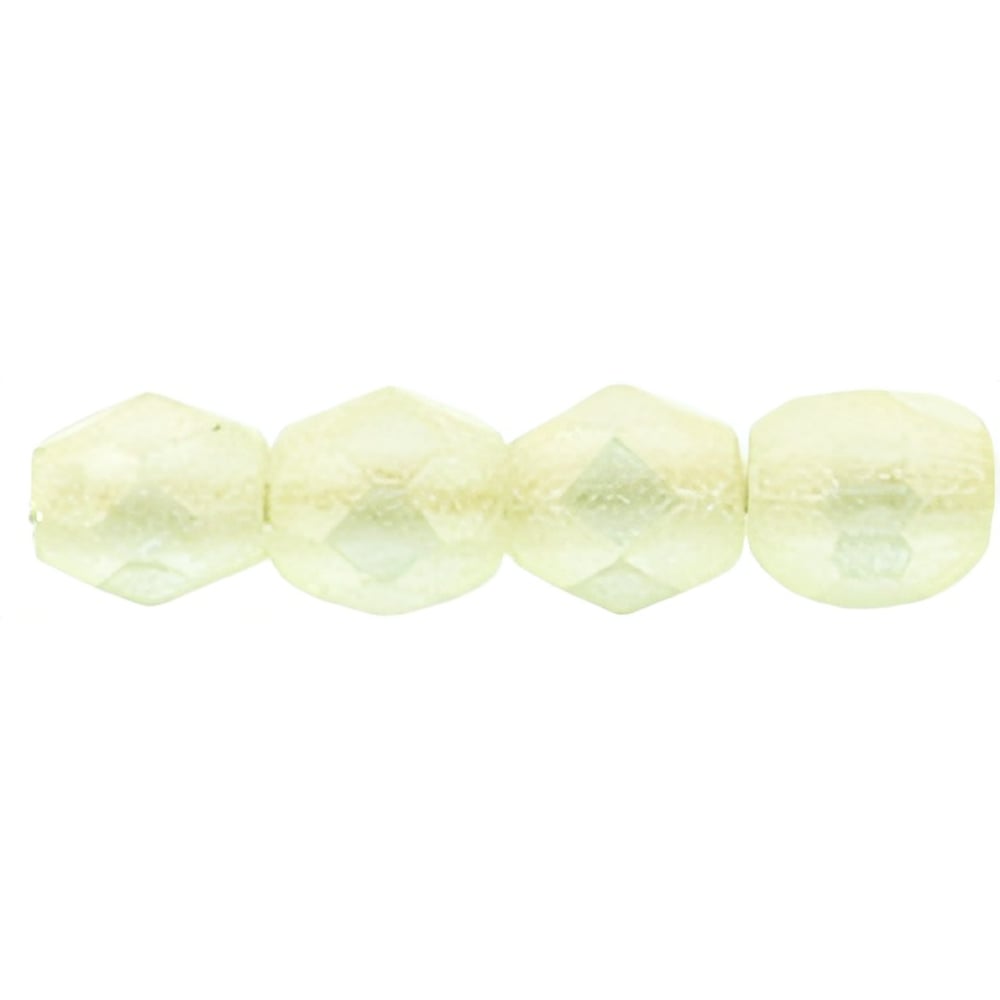 Czech Fire-Polish 4mm Sueded Gold Jonquil (50pcs)