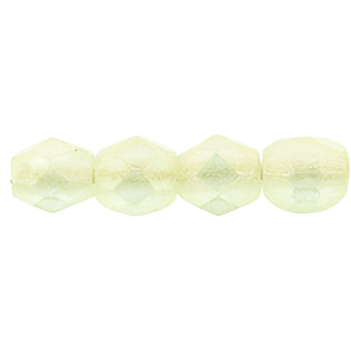 Czech Fire-Polish 4mm Sueded Gold Jonquil (50pcs)