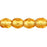 Czech Fire-Polish 4mm Topaz - Silver-Lined (50pcs)
