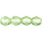 Czech Fire-Polish 4mm Peridot - Silver-Lined (50pcs)