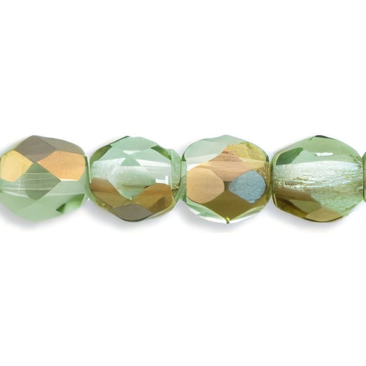 Czech Fire-Polish 4mm Twilight - Peridot (50pcs)