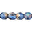 Czech Fire-Polish 4mm Sapphire - Celsian (50pcs)