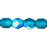 Czech Fire-Polish 4mm Capri Blue AB (50pcs)