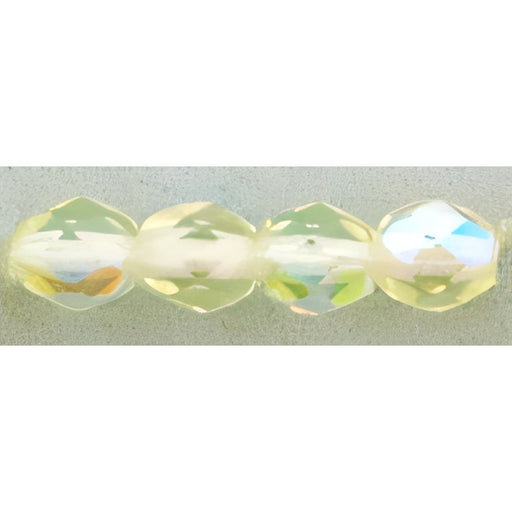 Czech Fire-Polish 4mm Jonquil AB (50pcs)