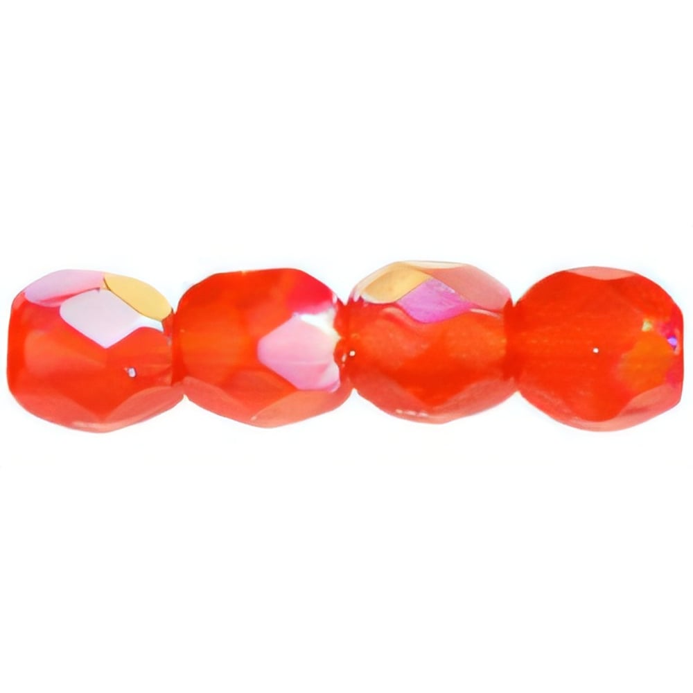 Czech Fire-Polish 4mm Hyacinth AB (50pcs)