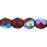 Czech Fire-Polish 4mm Ruby AB (50pcs)