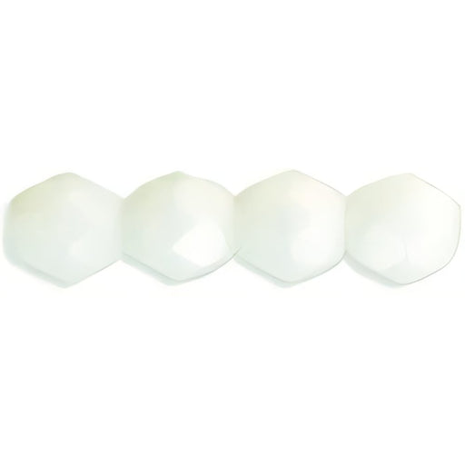 Czech Fire-Polish 6mm Milky White (25pcs)