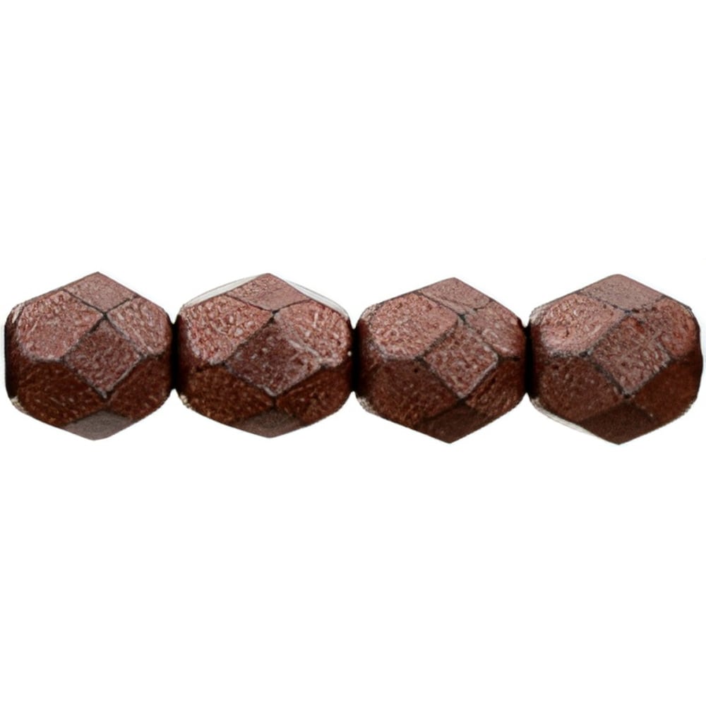 Czech Fire-Polish 6mm ColorTrends: Saturated Metallic Grenadine (25pcs)