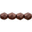 Czech Fire-Polish 6mm ColorTrends: Saturated Metallic Grenadine (25pcs)