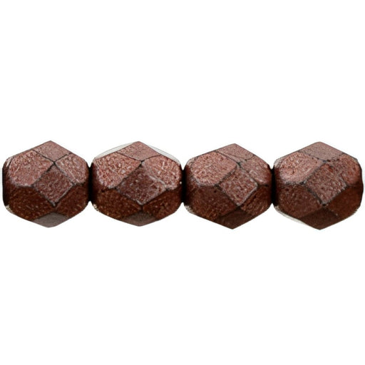 Czech Fire-Polish 6mm ColorTrends: Saturated Metallic Grenadine (25pcs)