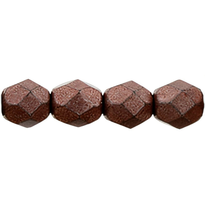 Czech Fire-Polish 6mm ColorTrends: Saturated Metallic Grenadine (25pcs)