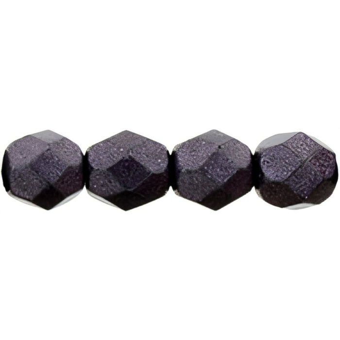 Czech Fire-Polish 6mm ColorTrends: Saturated Metallic Tawny Port (25pcs)