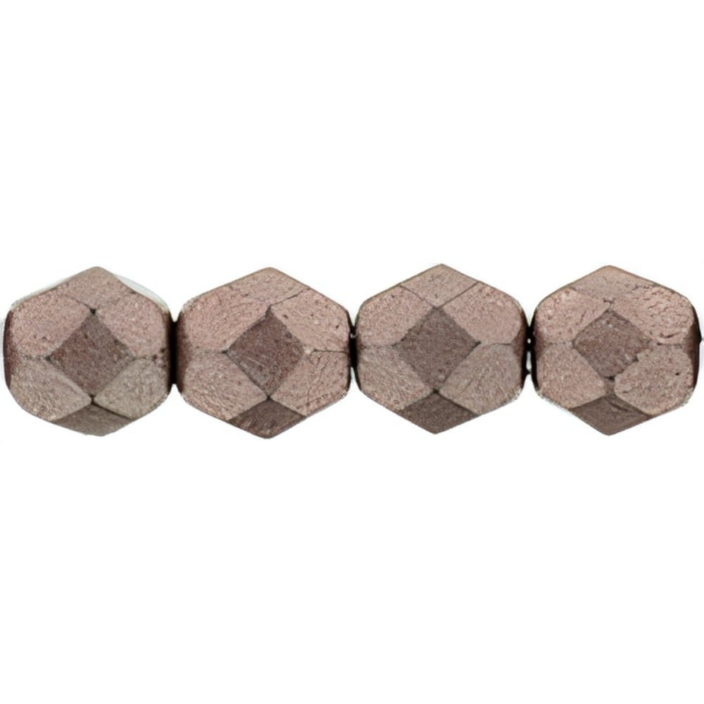 Czech Fire-Polish 6mm ColorTrends: Saturated Metallic Butterum (25pcs)
