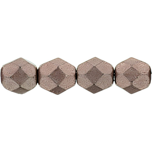 Czech Fire-Polish 6mm ColorTrends: Saturated Metallic Butterum (25pcs)