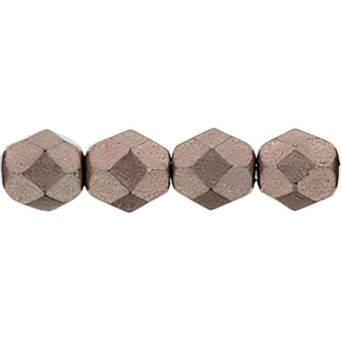 Czech Fire-Polish 6mm ColorTrends: Saturated Metallic Butterum (25pcs)