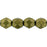Czech Fire-Polish 6mm ColorTrends: Saturated Metallic Golden Lime (25pcs)
