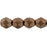 Czech Fire-Polish 6mm ColorTrends: Saturated Metallic Autumn Maple (25pcs)