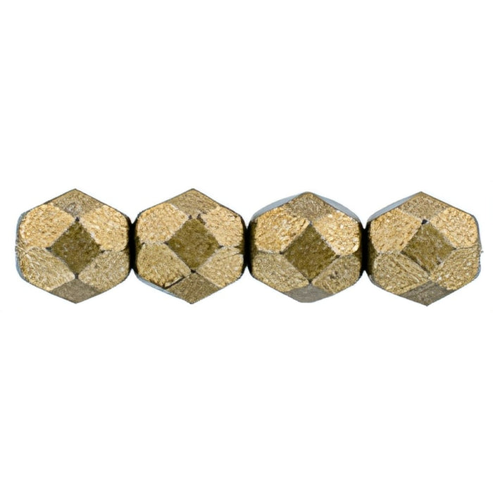 Czech Fire-Polish 6mm ColorTrends: Saturated Metallic Emperador (25pcs)