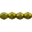Czech Fire-Polish 6mm ColorTrends: Saturated Metallic Lime Punch (25pcs)