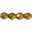 Czech Fire-Polish 6mm ColorTrends: Saturated Metallic Ceylon Yellow (25pcs)