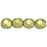 Czech Fire-Polish 6mm ColorTrends: Saturated Metallic Limelight (25pcs)