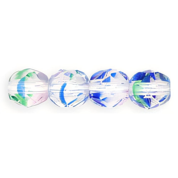 Czech Fire-Polish 6mm Crystal/Color (25pcs)