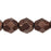 Czech Fire-Polish 6mm ColorTrends: Saturated Metallic Chicory Coffee (25pcs)
