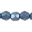 Czech Fire-Polish 6mm ColorTrends: Saturated Metallic Bluestone (25pcs)