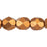 Czech Fire-Polish 6mm ColorTrends: Saturated Metallic Hazel (25pcs)