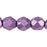 Czech Fire-Polish 6mm ColorTrends: Saturated Metallic Grapeade (25pcs)