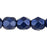 Czech Fire-Polish 6mm ColorTrends: Saturated Metallic Evening Blue (25pcs)