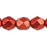Czech Fire-Polish 6mm ColorTrends: Saturated Metallic Cranberry (25pcs)
