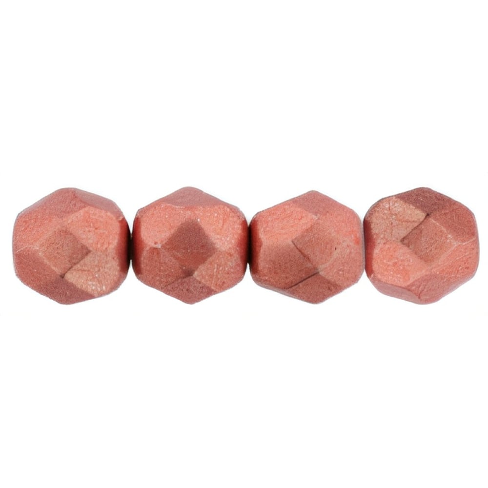 Czech Firepolish 6mm ColorTrends: Sueded Gold Lantana (25pcs)