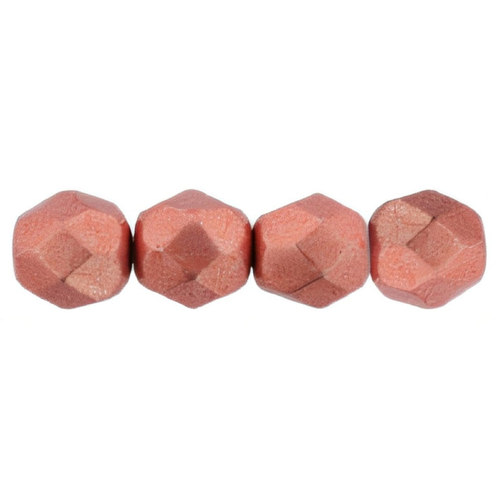 Czech Firepolish 6mm ColorTrends: Sueded Gold Lantana (25pcs)