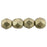 Czech Firepolish 6mm ColorTrends: Sueded Gold Cloud Dream (25pcs)