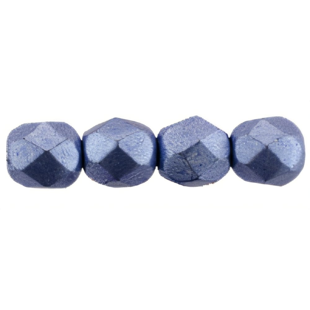 Czech Firepolish 6mm ColorTrends: Sueded Gold Provence (25pcs)