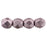 Czech Firepolish 6mm ColorTrends: Sueded Gold Blackened Pearl (25pcs)