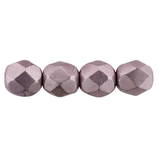 Czech Firepolish 6mm ColorTrends: Sueded Gold Blackened Pearl (25pcs)