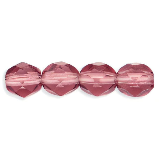 Czech Fire-Polish 6mm Med Amethyst (25pcs)