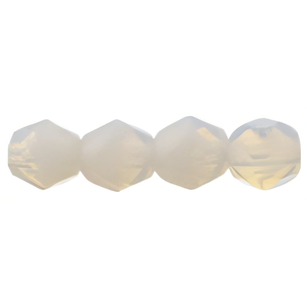 Czech Fire-Polish 6mm Milky Lt Amethyst (25pcs)