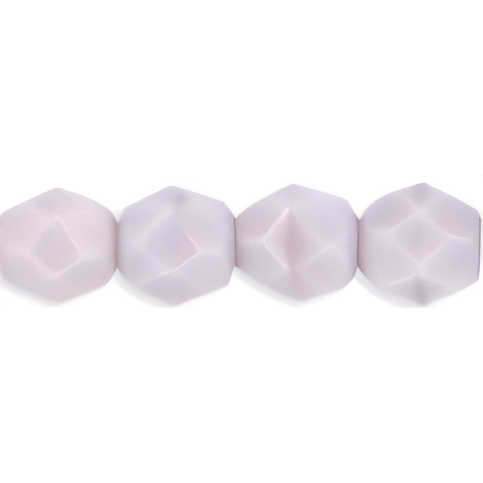 Czech Fire-Polish 6mm Coral Lavender (25pcs)