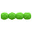 Czech Fire-Polish 6mm Neon Green (25pcs)