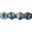 Czech Fire-Polish 6mm Gray/Black (25pcs)