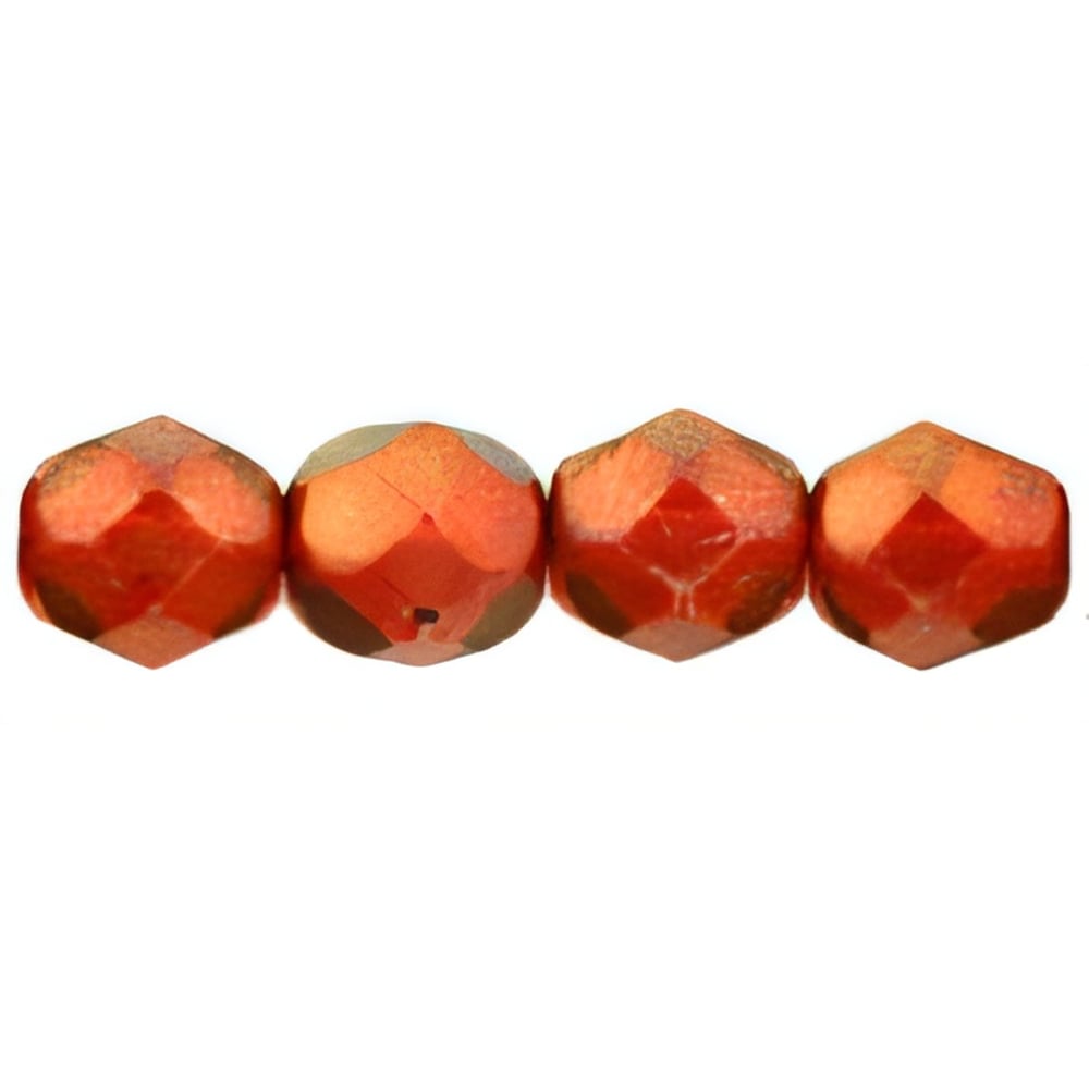 Czech Firepolish 6mm Halo - Cardinal (25pcs)