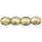 Czech Firepolish 6mm Halo - Linen (25pcs)