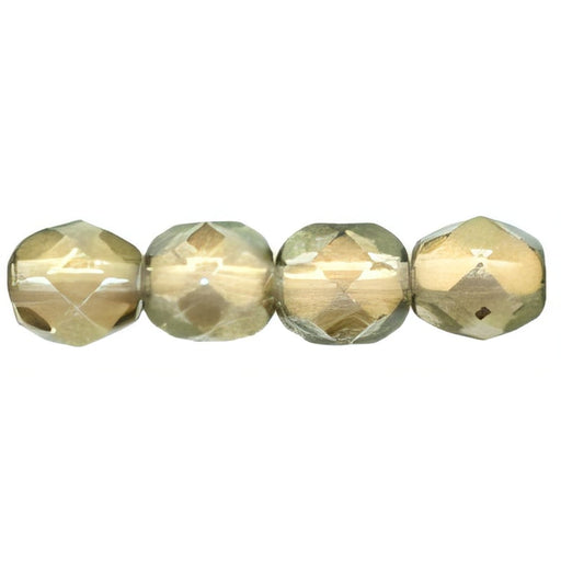 Czech Firepolish 6mm Halo - Linen (25pcs)