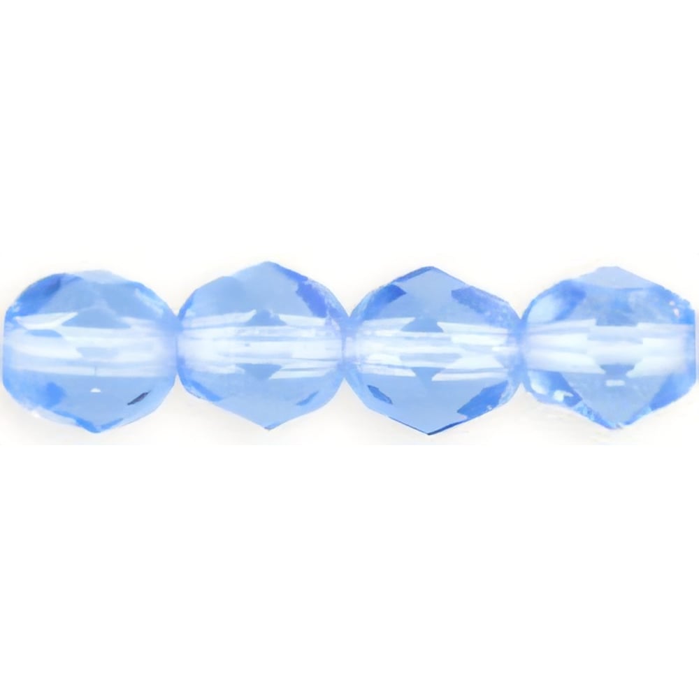 Czech Fire-Polish 6mm Lt Sapphire (25pcs)